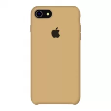 Силиконовый чехол Apple Silicone Case Mustard Beige для iPhone 7/8 (копия)